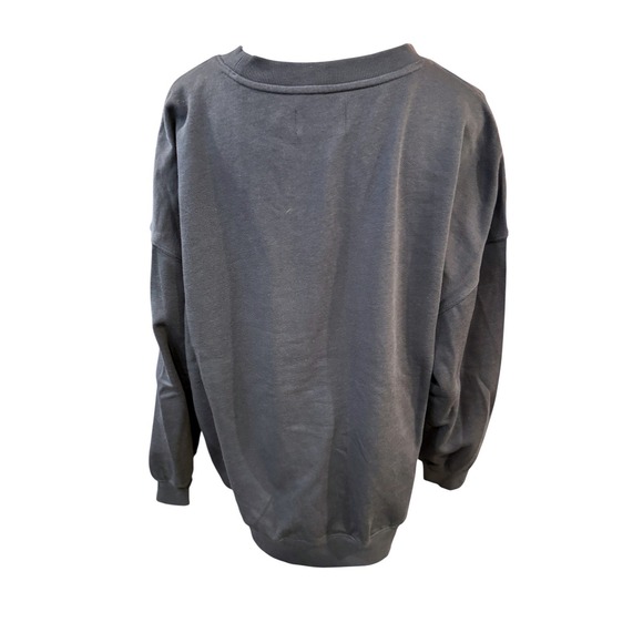 Old Navy SoComfy Paradise Graphic Sweatshirt Tunic Length Navy Womens Large NEW - Picture 3 of 7